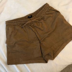 H&M suede shorts